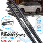 Auto esipuhasti harjad Jeep Grand Cherokee 5th WL 2022 2023 Puhastus Esiklaasi Esiklaasi Tarvikud Akende RHD