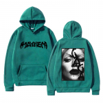 Lady Gaga Moes dressipluusid Lady Gaga MAYHEM Risti L&otilde;ikega Prindiga Dressipluus S&uuml;gisene Retro Kapuutsiga R&otilde;ivad Unisex L&otilde;tv Streetwear S