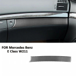 S&uuml;sinikkiust Autode Armatuurlaua Paneeli Panipaiga Kasti Liistude Riba Salongi Dekoratsiooni Kleebis Mercedes Benz E-klassi W211 2003-2009 jaoks must