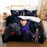 Big Hero 6 3D Laste voodipesukomplekt Tekikoti komplektid Mugav Sobib lastele ja t&auml;iskasvanutele Armsa tr&uuml;kitud multifilmiga 135x200cm