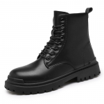 Meeste ehtsast nahast klassikalised kaheksa auguga saapad, moekad Briti stiilis l&uuml;hikesed pahkluusaapad, v&auml;lissaapad ja meeste saapad 39 must