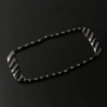 For BMW E60 5 Series 2005-2010 Carbon Fiber Dashboard Headlight Switch panel Knob Trim Sticker Tuning Car Interior Accessories Classic