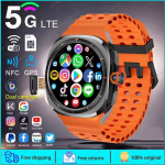 U8 Ultra IOS Android 9.0 Nutikell Meestele 4G 5G SIM-kaart WiFi NFC GPS Kompass 32GB Nutikell P&ouml;&ouml;rleva kaameraga Spordikell 7 Ultra