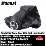 New Beautiful Vintage Design Gear Stick Knob For Fiat 188 Punto car styling Car Shifter Stick Lever Gaiter Boot Cover