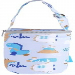 Insulated Baby Bottle Bag Cotton Aluminum Foil Portable Thermal Bag for On-the-Go and Stroller Gray 18 x 8 cm