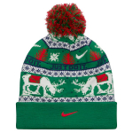 Nike Tikitud Disainiga Fliisist M&uuml;ts Unisex M&uuml;tsid Heleroheline Beež Kesk&ouml;&ouml;sinine HV7025324 F