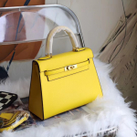 Kelli kott naturaalsest nahast 2025 uus naiste kott k&auml;es kantav k&otilde;rgekvaliteediline k&auml;sitsi valmistatud &uuml;lakeha- v&otilde;i diagonaalkott kaasaskantav naiste kott 28*11*20 sidrunikollane v&auml;rv