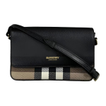 Burberry Klassikaline Triibuline Nahast ja L&otilde;uendist &Otilde;lakott Naiste &Otilde;lakott Tumesinine 81072691 Basic Set (Bag+Dust Bag)