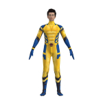 Halloweeni kost&uuml;&uuml;m cosplay anime lapsed mees must panter wolverine marvel kangelane lavashow lihas&uuml;likond 190 yellow