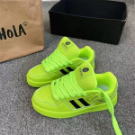Niche originaal leiva fluorestseeruvad kingad uued ins laua kingad &otilde;pilase vabaaja spordi hingavad 35 roheline