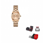 TISSOT Wave Collection Wave Collection Kvartsmehhanism 30m Veekindlus Naiste k&auml;ekell 30mm Kuldne sihverplaat T112.210.33.456.00 Regular Watch Box