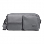Lululemon mitmetaskuline 2,5L reguleeritava &otilde;larihmaga nailonist &uuml;lekehakott Meeste kotid Hall LU9CMCS-038426 Gray