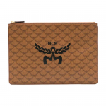 MCM Himmel Lauretos Kuldse Tooni Messingist Riistad L&otilde;uend ja Nahast Sidurikott Eriti Suur Meeste sidurikott Konjak MXZESAC04CO001 Basic Set (Bag+Dust Bag)