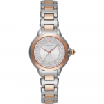 Emporio Armani Mia H&otilde;bedane Kahev&auml;rviline Roosa Naiste Kvartsikell AR11643 h&otilde;be