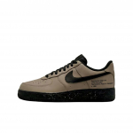 Nike Air Force 1 Abrasion Resistant Height Increasing Low top Skateboard Shoes Unisex Black Brown CW2288-001(Team577-1.0) 36