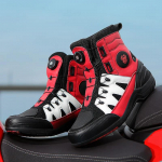 Meeste Saapad Mootorratturi Vabaajajalatsid Meeste Saapad Meestele V&auml;litingimustes Reisivarustus Tennised Mootorratturi Jalan&otilde;ud Meestele 46 must