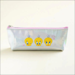 [K-Stationery] Daiso Korea Looney Tunes Tweety Hologrammiga Penaal - Armas Korea Kirjatarve Koolitarbed 1EA white