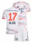 Bayern M&uuml;nchen Olise Jalgpallis&auml;rk #17 Olise Meistrite Liiga v&auml;ljaanne Jalgpallis&auml;rgid Treening&uuml;likonna komplekt XL