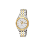 Seiko 5 Seeria Automaatne Mehaaniline Kell Mineraalklaasiga Meeste Kellad Valge SNKL24J1 White Dial
