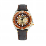 Seiko 5 Demon Slayeri koost&ouml;&ouml; roostevabast terasest k&auml;ekell Zenitsu Agatsuma mehaaniline kell IP-versioon mehaaniline liikumine nahkrihm SRPJ24K1 Box Included, Thank You Card Not Included