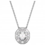 Swarovski Mesmera kaheksakantse l&otilde;ikega disainiga roodiumiga kaetud kaelakee Naiste kaelakee H&otilde;bedane 5669915BIANCO Box (Random Color)