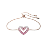 Swarovski Una s&uuml;damekujuline kristallk&auml;ev&otilde;ru Naiste k&auml;ev&otilde;ru Roosa 5640300 Box (Random Color)