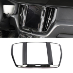 Volvo XC60 2018 2019 2024 Sisekeskkonsooli Navigatsiooni GPS-navigaatori Raami Liist Roostevabast Terasest Siseviimistlusliistud must