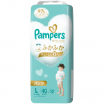 Pampers Suurus 40 m&auml;hkmele P&uuml;ksm&auml;hkmed, L, Parim nahale (9-14 kg), valge
