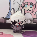 Zenless Zone Zero kaisunukud Asaba Harumasa Hugo Vlad Lighter Von Lycaon Kott Ripats V&otilde;tmehoidja Animefiguur T&auml;idisloomad Kingitus 10cm gray