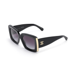 Chanel Ruudukujulised P&auml;ikeseprillid Logomustriga Unisex P&auml;ikeseprillid Must Kuldne CH5435-C622/S6 Basic Packaging-Eyeglass Case+Box,F,Black Gold