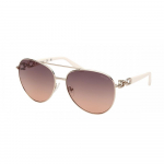 Guess Naiste P&auml;ikeseprillid 32b Gu00158 Shiny Pale Gold/61-15-130