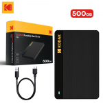 Kodak kaasaskantav v&auml;line k&otilde;vaketas P160 500 GB USB 3.0 PHDD V&auml;line k&otilde;vaketas Ideaalne PS4/PS5 Xbox Mac PC jaoks 500GB