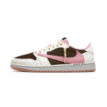 Travis Scott X Jordan Air Jordan 1 Vintage Korvpallijalatsid Unisex Madalad Must DZ4137-700(Team723-) 35.5