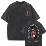 Rock Band Bad Omens Vintage Pesitud T-s&auml;rk Meeste Gooti Punk L&uuml;hikeste Varrukatega T-s&auml;rgid Suvine K&otilde;rge Kvaliteediga Puuvillane T-s&auml;rk Streetwear S