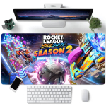 Rocket League Sideswipe hiirematt Suur klaviatuurilaud M&auml;nguhiirematt Lukustatud servaga libisemiskindel matt LE700x300x3mm
