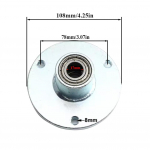 15mm/17mm 3 poldiga esiratta telgs&otilde;lm telg 5 /6 rattarummu jaoks DIY 110cc 168 200F kardibugi ATV UTV neljarattalise s&otilde;iduki osad