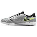 Nike Tiempo Legend 10 Academy TF 'Metallic Silver Black Volt' Meeste DV4342-001 EU 40 gray
