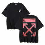 Off-White 2026 Suvi Uus Graffitinoolemustriga Tr&uuml;kitud L&uuml;hikeste Varrukatega T-s&auml;rk Meestele ja Naistele S