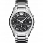 Emporio Armani AR11083 Kronograaf Must T&auml;hikuga Meeste K&auml;ekell 44mm h&otilde;be