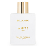 BELLAVITA White Oud 100ml | P&uuml;siv Unisex Parf&uuml;&uuml;m | Parf&uuml;&uuml;m Mehele ja Naisale | Oud, Tsitruselised & V&uuml;rtsikas Premium L&otilde;hn 100ml
