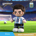 Ametlik Argentina Rahvuskoondise 2026 Messi Mart&iacute;nez Enzo 35cm Pehmem&auml;nguasi, T&auml;iuslik Kingitus F&auml;nnidele, Ideaalne Kollektsioneerimiseks 35cm