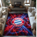 Bayern M&uuml;nchen Jalgpallimuster Pehme Ala-vaip Libisemiskindel Siseruumide P&otilde;randamatt Spordidekoratsiooni Matt Magamistoa jaoks 100cmx150cm