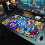 M&auml;ngud Kingdom Hearts Hiirematt HD Tr&uuml;kk Arvutim&auml;ngurid Lukustatud Serv Libisemiskindel Hiirematt XXL90x40cm Klaviatuur PC Lauamatt 50cmx100cm(19.6x39.4inch)