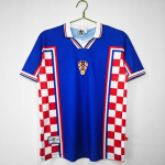 Horvaatia rahvuskoondis Retro 1998 Ruuduline Jalgpallis&auml;rk Mehed Naised L&uuml;hikeste varrukatega Jalgpallis&auml;rk Vabaaja T&auml;navar&otilde;ivad Medium