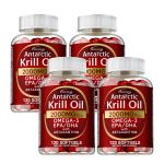 Xemenry Antarktika Krilli&otilde;li 2000mg Pehmekapslid 120 tk &mdash; Omega-3 EPA DHA, Astaksantiin, Igap&auml;evane Heaolu 120*4