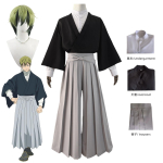Naoya Zenin Cosplay Kost&uuml;&uuml;m Parukas Anime Zenin Naoya Kimono J&otilde;ulud Halloween Peo R&otilde;ivad S&Naoya Zenin black