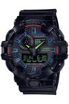 G-SHOCK GA-700RGB-1AJF Virtual RGB Seeria Meeste Kell Must Otse Jaapanist black