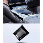Mercedes Benz EQE 2021-2026 jaoks ABS s&uuml;sinikkiust auto keskkonsooli paneeli kate sisekujundus auto siseaksessuaarid must