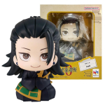 10CM Anime Jujutsu Kaisen Geto Suguru Keskkool Satoru Gojo Vaata &Uuml;les Istuv Armas Q Versioon Mudel M&auml;nguasi Kingitus Tegevuskuju No box gray