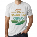 Meeste vintage T-s&auml;rk graafilise pildiga m&auml;gironija California vintage valge XS anti-flash valge v&auml;rv